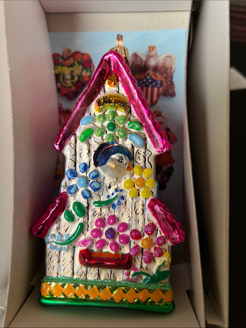 Christopher Radko Bluebird Suite 2001 Glass Christmas Ornament
